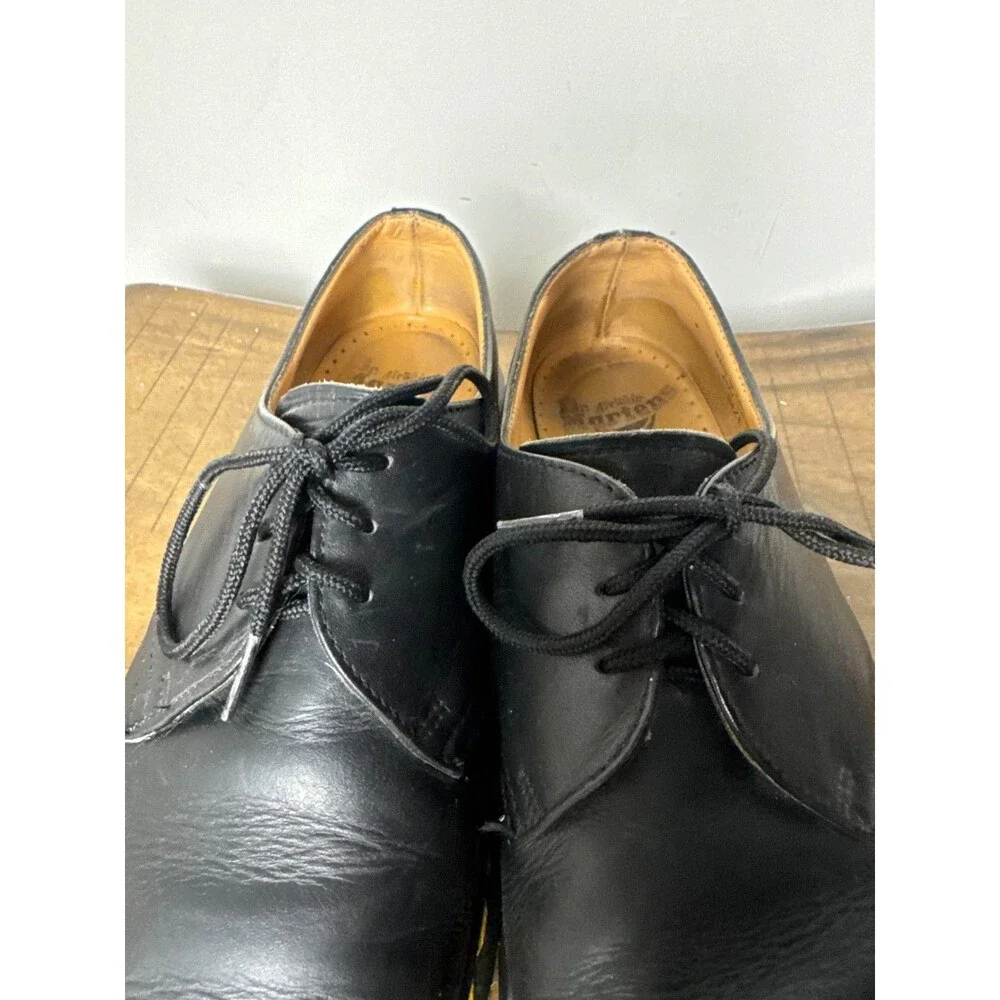 Vintage Dr Martens AW 1484 Made in England Black Leather Oxford Men’s US 8 UK 7